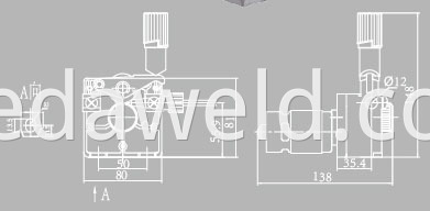 DC24V 25W Wire Feeder Single Drive